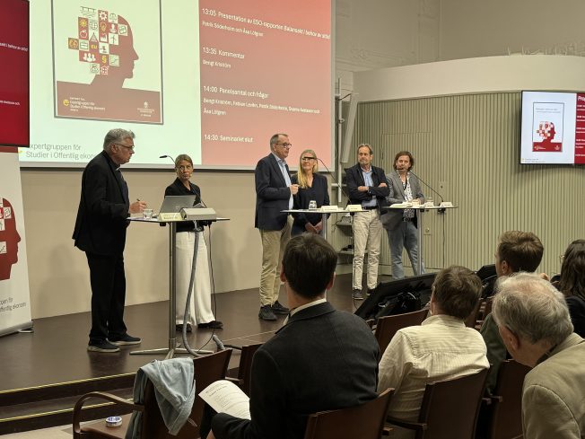 Bild på panel.